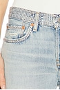 view 6 of 6 Easy Straight Crop Jeans in Diamond Tide