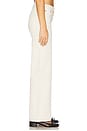 view 3 of 6 Mid Rise Wide Leg in Crema