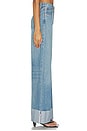 view 3 of 6 High Rise Wide Leg Cuff Jeans in Vintage Biker Blue