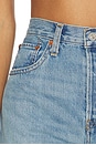 view 6 of 6 High Rise Wide Leg Cuff Jeans in Vintage Biker Blue