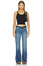 view 5 of 6 Californian Track Wide Leg Jeans in Viper Blue