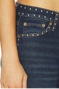 view 6 of 6 Studded Mid Rise Wide Leg Jeans in Barely Worn Stud