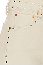 view 6 of 6 High Rise Wide Leg Jeans in Vintage Pearl Stud