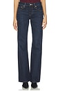 view 1 of 6 Twisted Mid Rise Bootcut Jeans in Dark Lady Blue