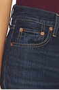 view 6 of 6 Twisted Mid Rise Bootcut Jeans in Dark Lady Blue