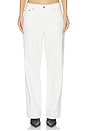 view 1 of 6 The Thrasher Straight Leg Jean in Blanco