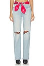 view 1 of 6 90s High Rise Loose With Bandana Wide Leg Jeans in Silver Springs