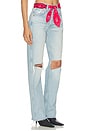 view 2 of 6 90s High Rise Loose With Bandana Wide Leg Jeans in Silver Springs