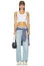 view 5 of 6 Loosie Wide Straight Leg Jeans in Silver Springs