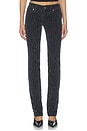 view 1 of 6 Lean Jean in Zebra Flocked
