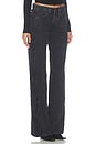 view 2 of 6 Laurel Zebra Barrel Jeans in Back Track