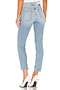 view 3 of 4 High Rise Ankle Crop Jean in Pale Indigo