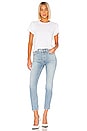 view 4 of 4 High Rise Ankle Crop Jean in Pale Indigo