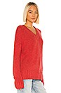 view 2 of 4 90s Oversized Sweater in Red Orange