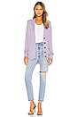 view 5 of 5 90s Oversized Cardigan in Heather Lilac