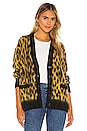 view 1 of 4 GILET WW84 in Cheetah Intarsia