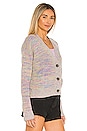 view 2 of 4 90s Oversized Cropped Cardigan in Rainbow
