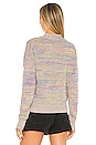 view 3 of 4 90s Oversized Cropped Cardigan in Rainbow
