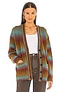 view 1 of 5 90s Oversized Cardigan in Brick Multi
