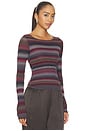view 2 of 5 Nicki Pullover in Mulberry Combo