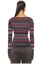 view 4 of 5 Nicki Pullover in Mulberry Combo