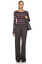 view 5 of 5 Nicki Pullover in Mulberry Combo