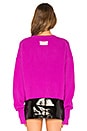 view 3 of 4 Cashmere Crop Sweater in Violet