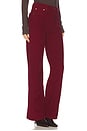 view 2 of 6 High Rise Wide Leg Jeans in Beet Cord