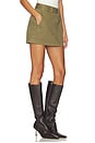 view 2 of 6 The Ollie Skirt in Army Green