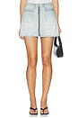 view 1 of 6 West Zip Skirt in Solana Blue