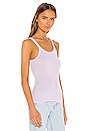 view 2 of 4 x Hanes Ribbed Tank in Lilac