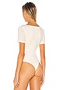view 4 of 5 80s Square Neck Bodysuit in Ivory