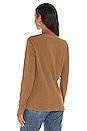view 3 of 5 x Hanes Henley Thermal Long Sleeve Tee in Natural Tan Brown