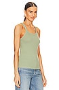 view 2 of 4 x Hanes Ribbed Tank Top in Basil