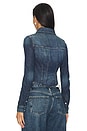 view 3 of 4 X Pam Anderson Fitted Denim Shirt in Vista Bay