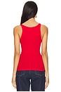 view 3 of 4 Ribbed Tank in Ruby