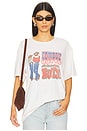 view 1 of 4 Cowboy Butts Boyfriend Tee in Vintage White