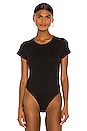 view 2 of 5 Slim Tee Bodysuit in Black