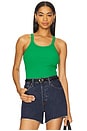 view 1 of 4 Ribbed Tank in Verde
