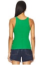 view 3 of 4 Ribbed Tank in Verde
