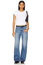view 4 of 4 Varigated 60s Slim Tee in Optic White