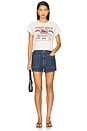 view 4 of 4 50s Drive in Boxy Tee in Vintage White
