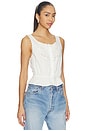 view 2 of 4 Jerry Tank Blouse Top in Vintage White