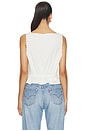 view 3 of 4 Jerry Tank Blouse Top in Vintage White