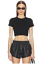 view 1 of 4 TOP CROPPED 60S in Black
