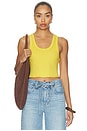 view 1 of 4 CAMISETA TIRANTES CROPPED 60S in Faded Dandelion