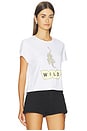 view 2 of 4 CAMISETA 1950S BOXY WILD in Optic White