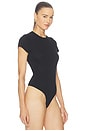 view 4 of 5 60s Slim Tee Bodysuit in Black