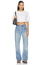 view 5 of 4 90s Cropped Easy Tee in Optic White