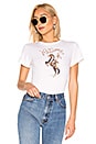 view 1 of 4 T-SHIRT COWGIRL REDONE in Vintage White